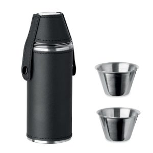 Hip flask with shot cups MO2628