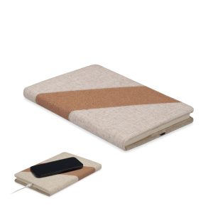 A5 notebook with 15W charger MO2734