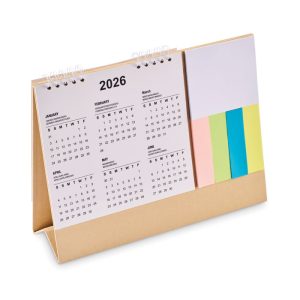Desk calendar with memo pad MO2756