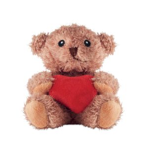 Teddy bear plush with heart MO2802