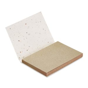 Grass/seed paper memo pad MO6234
