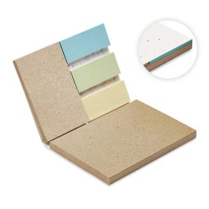 Grass/seed paper memo pad MO6235