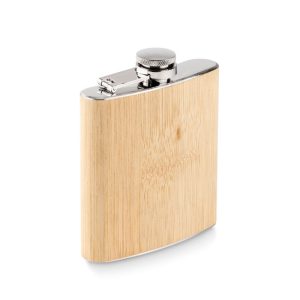 Bamboo slim hip flask 170ml MO6356