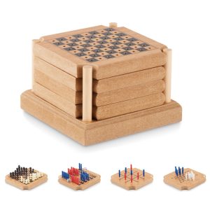 4-piece coaster game set MO6382