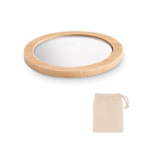 Bamboo make-up mirror MO6406