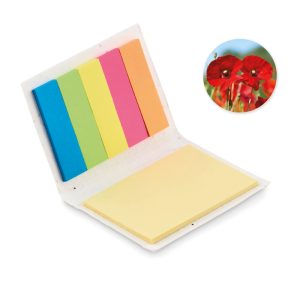 Seed paper sticky note pad MO6510