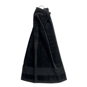 Cotton golf towel with hanger MO6525