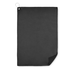 RPET golf towel with hook clip MO6526