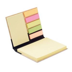 Bamboo sticky note memo pad MO6529