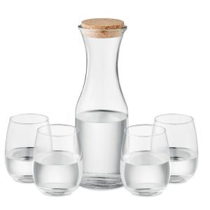Set of recycled glass drink MO6656