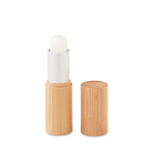 Lip balm in bamboo tube box MO6752