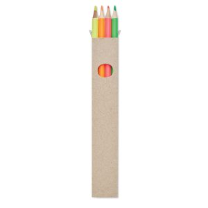 4 highlighter pencils in box MO6836