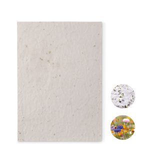 A5 wildflower seed paper sheet MO6915