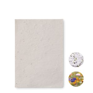 A6 wildflower seed paper sheet MO6916
