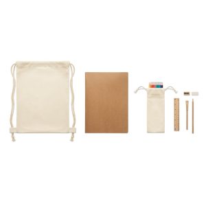 Kids drawing set in drawstring MO6980