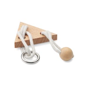 Wooden brain teaser triangle MO6989