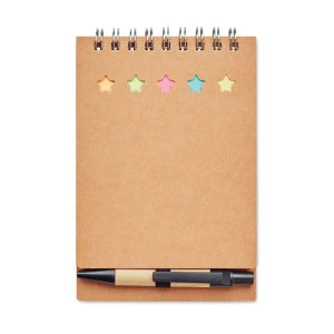 Notepad with pen and memo pad MO8107
