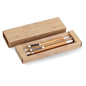 Bamboo pen and pencil set MO8111