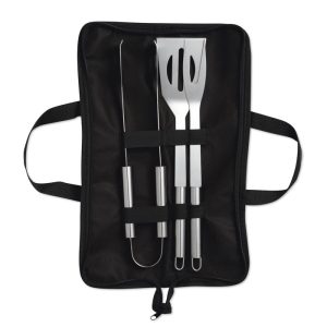 3 Barbecue tools in pouch MO8290