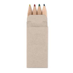 4 mini coloured pencils MO8924