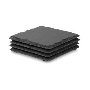 Slate coasters with EVA bottom MO9124