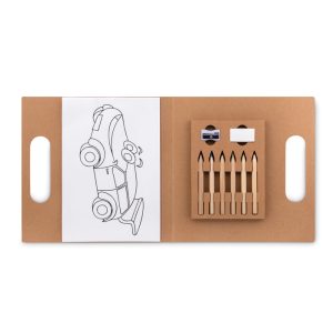 Colouring set with 6 pencils MO9544