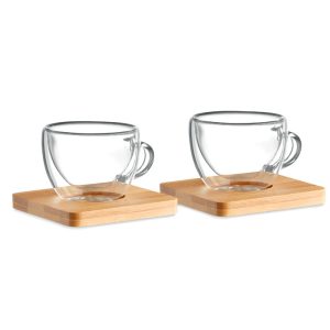 Set of 2 double wall espresso MO9709