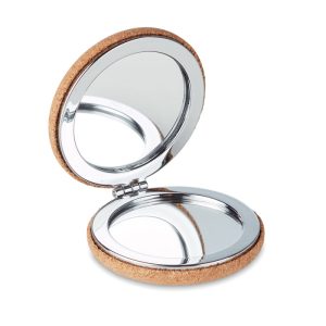 Pocket mirror with cork cover MO9799