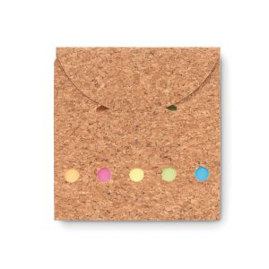 Cork sticky note memo pad MO9858