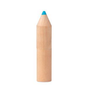 6 pencils in wooden box MO9875