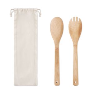 Set bamboo utensils salad MO9903