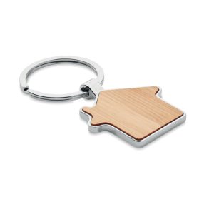 House key ring metal bamboo MO9949