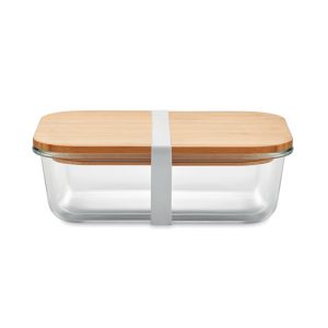 Glass lunchbox with bamboo lid MO9962