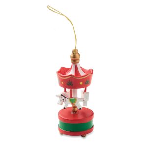 Wooden carousel ornament CX1604