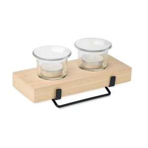 Tea light holder set with stand MO3114