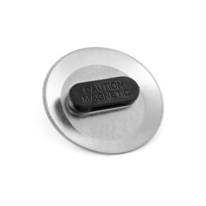 Button P'IN 8. Button P'IN 8. Okrugli bedž sa dvostrukom magnetnom kopčom 73127