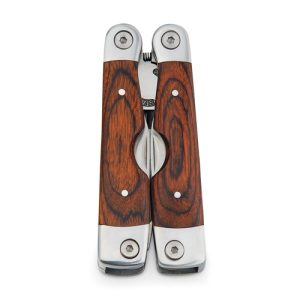 MAGNUM. Sklopiva kliješta s višenamjenskim alatima od nehrđajućeg čelika i drva