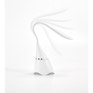 GRAHAME. Prijenosna stolna svjetiljka sa zvučnikom i baterijom koja traje 5 sati od recikliranog ABS-a (100% rABS)