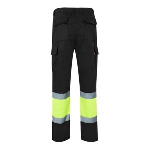 VL ATHENA. Dvobojne hlače od kepera (210g/m²), podstavljene, s više džepova, od pamuka (20%) i poliestera (80%)